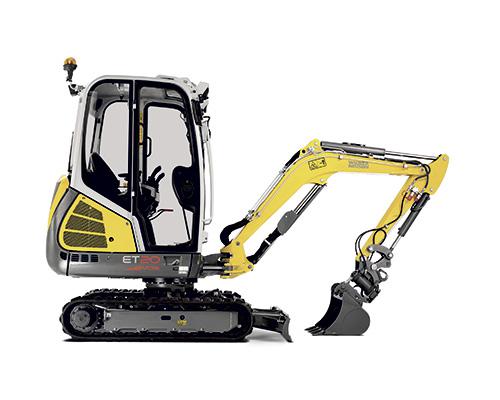 Kettenbagger Wacker Neuson ET20 Studio rechts aussen