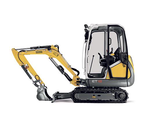 Kettenbagger Wacker Neuson ET18 Studio links aussen