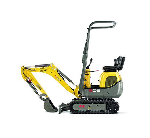 Kettenbagger Wacker Neuson 803 Studio links aussen
