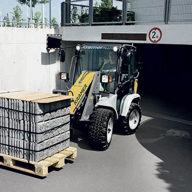 Radlader Kramer 5035 Action Stapeleinrichtung