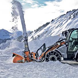 Radlader Kramer 8085 Action Winterdienst Schneeschild