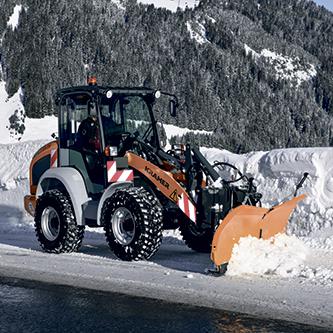 Radlader Kramer 5055 Action Winterdienst Schneeschild