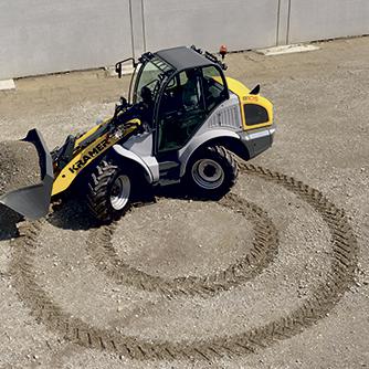 Radlader Kramer 8105 Action Wendekreis