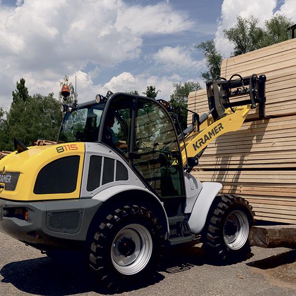 Radlader Kramer 8115 Action Stapeleinrichtung