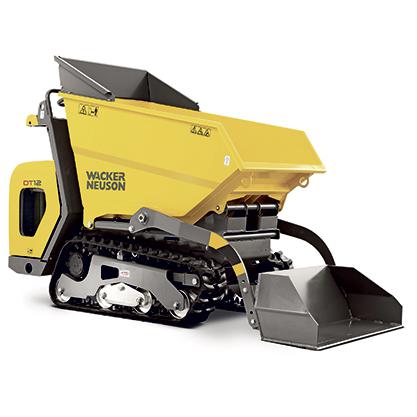 Kettendumper Wacker Neuson DT12 Studio rechts aussen vorne