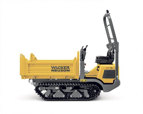 Kettendumper Wacker Neuson DT15 Studio links aussen