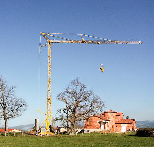 Turmdrehkran Untendreher Potain Igo T 70 A Action