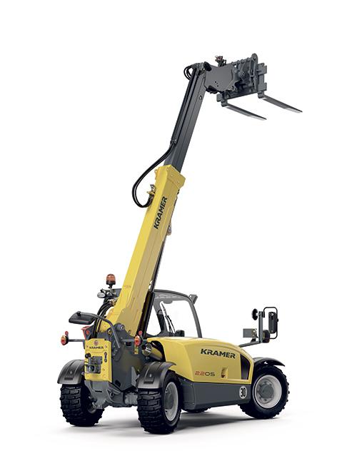 Teleskoplader Kramer 2205 Studio rechts aussen Stapeleinrichtung