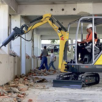 Kettenbagger Wacker Neuson ET16 Action Abbruch