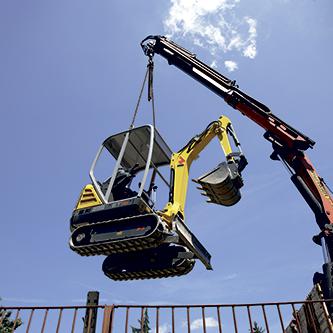 Kettenbagger Wacker Neuson ET16 Transport