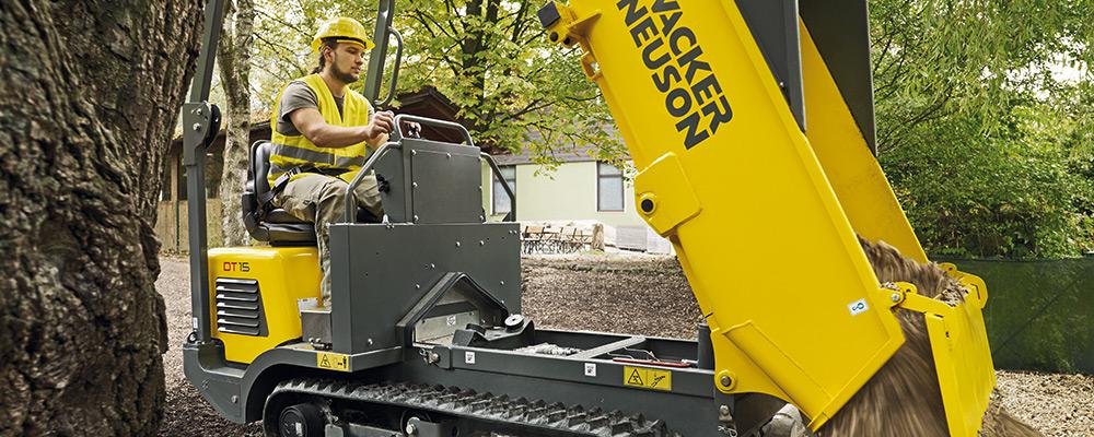 Wacker Neuson Kettendumper DT15 Action Frontkippmulde