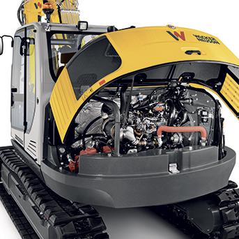 Kettenbagger Wacker Neuson ET145 Studio Wartung