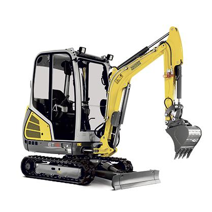 Kettenbagger Wacker Neuson ET18 Studio rechts aussen