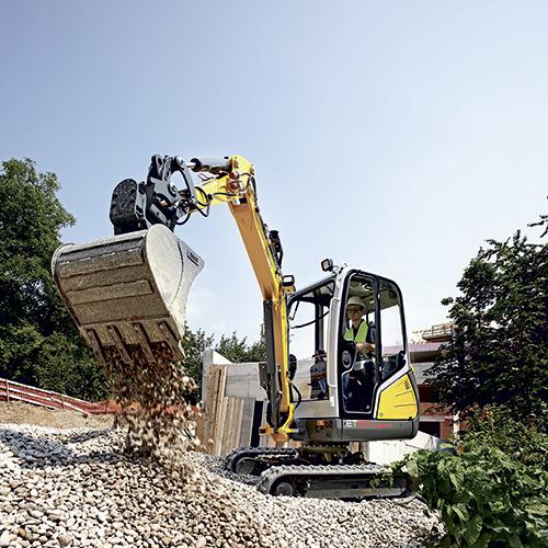 Kettenbagger Wacker Neuson ET20 mit Vertical Digging System (VDS) Action