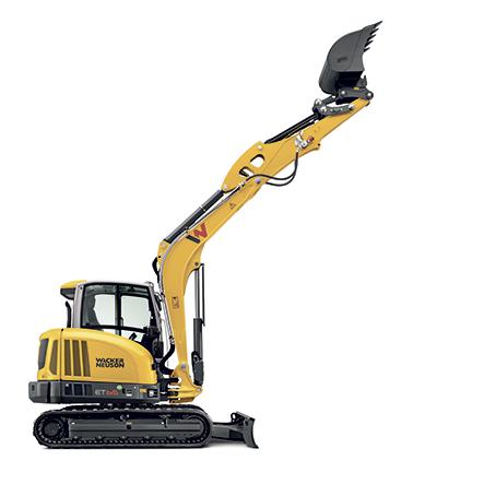 Kettenbagger Wacker Neuson ET65 Studio rechts aussen