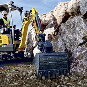 Zero Tail Kettenbagger Wacker Neuson EZ17 Action Wand