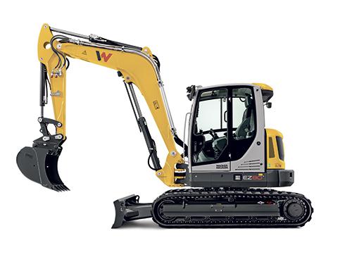 Zero Tail Kettenbagger Wacker Neuson EZ80 Studio links aussen