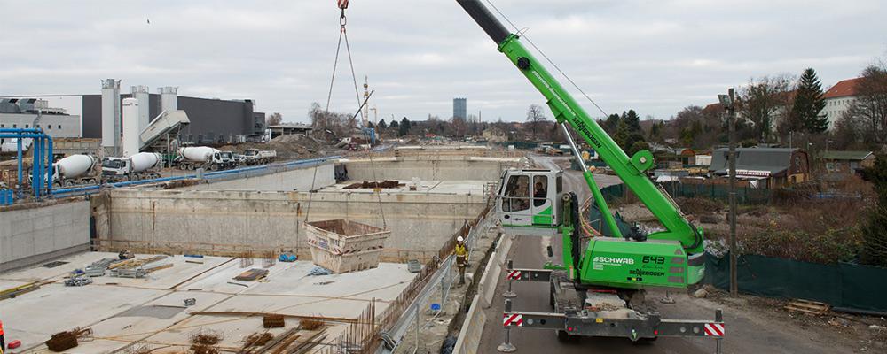 Teleskopkran Mobilkran Kran Sennebogen 643 M Action