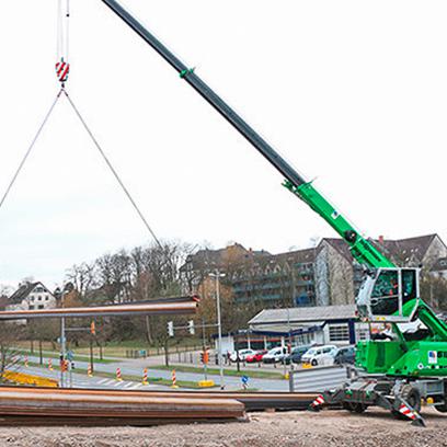 Teleskopkran Sennebogen 613 Mobil Action