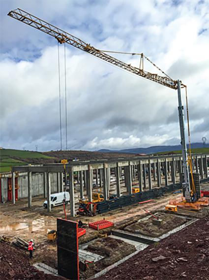 Turmdrehkran Untendreher Potain Hup 32-27 Action