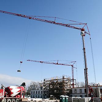 Turmdrehkran Untendreher Potain Igo T 70 A Action