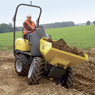 Raddumper Wacker Neuson 1001 Action