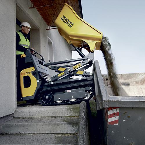 Kettendumper Wacker Neuson DT08 Action Hochkippmulde