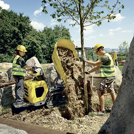 Kettendumper Wacker Neuson DT10 Action Drehkippmulde