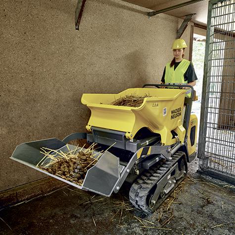 Elektro Dumper Kettendumper Wacker Neuson DT10e Action Hochkippmulde Selbstladeeinrichtung