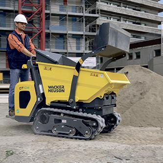 Elektro Dumper Kettendumper Wacker Neuson DT10e Action Hochkippmulde Selbstladeeinrichtung