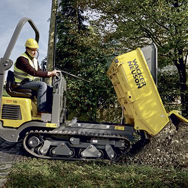 Wacker Neuson Kettendumper DT15 Action Frontkippmulde