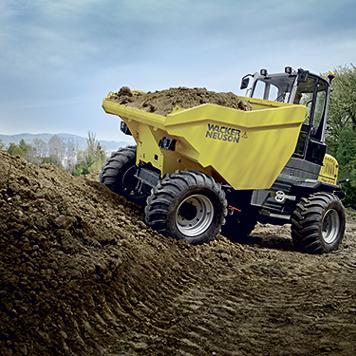 Raddumper Wacker Neuson DW100 Action Frontkippmulde