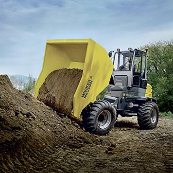 Raddumper Wacker Neuson DW100 Action Frontkippmulde