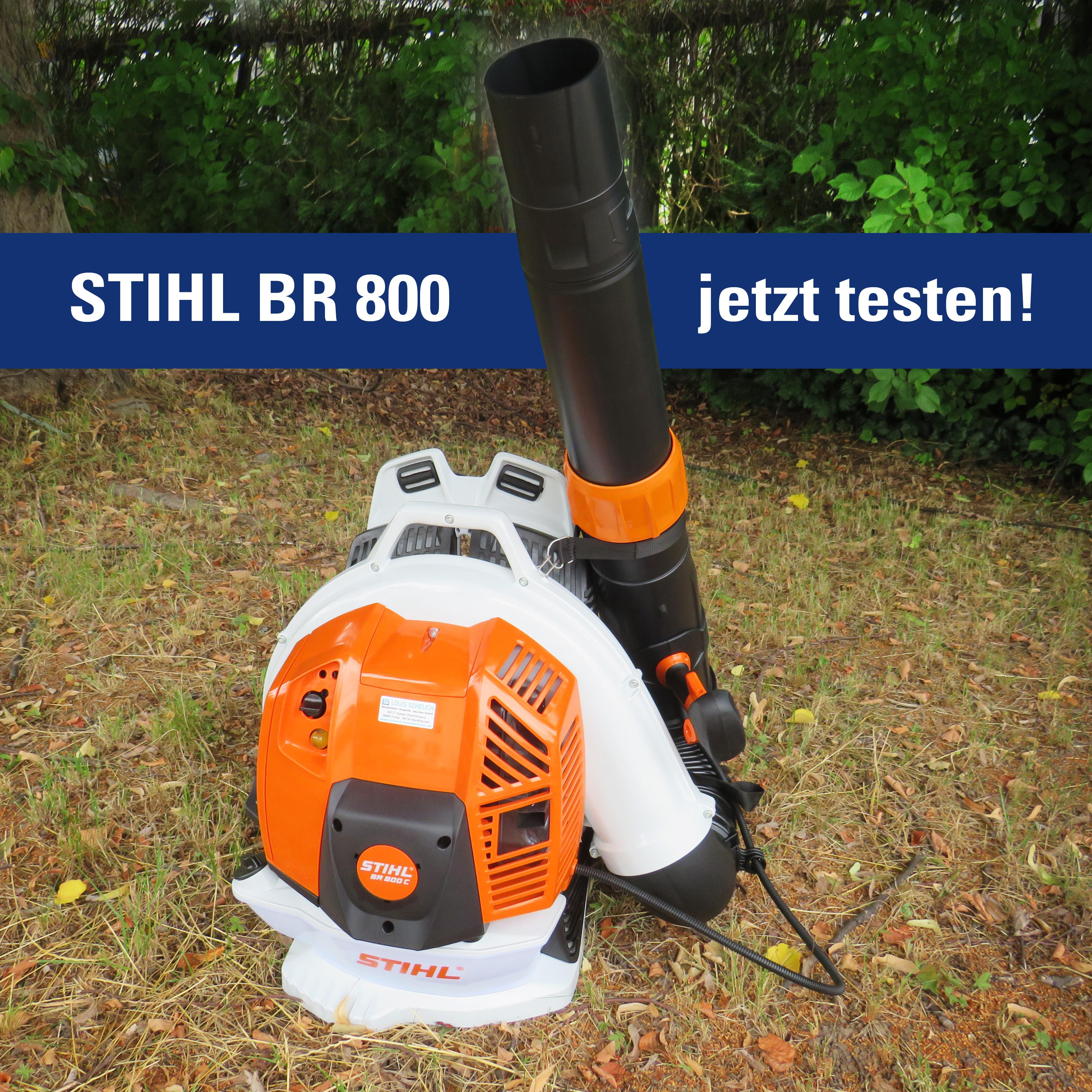 Blasgerät STIHL BR 800 jetzt testen