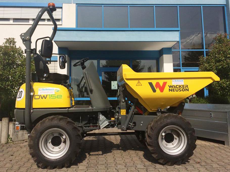 Elektro Raddumper Mobildumper Dumper DW15e neu in unserem Mietpark