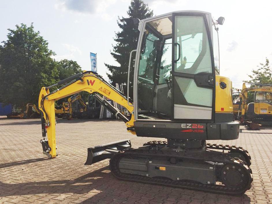 Kompaktbagger Raupenbagger Kettenbagger Bagger Wacker Neuson EZ26 neu im Mietpark in Fulda