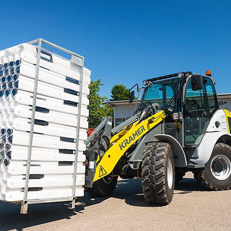 Radlader Lader Stapler Schaufellader ungeteilter Rahmen Allradantrieb Allrad Kramer Kramer 5075 Action