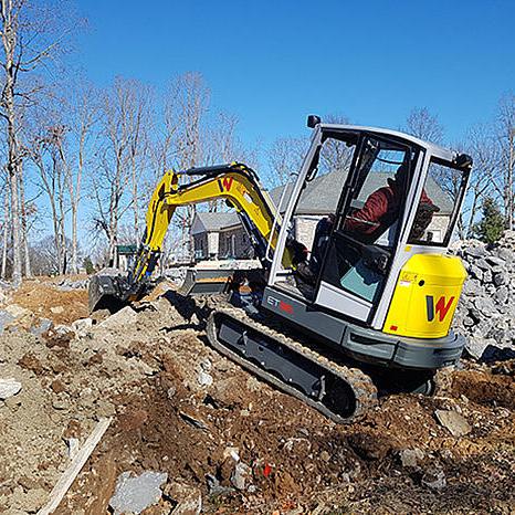 Kettenbagger Raupenbagger Raupe Bagger Kompaktbagger Wacker Neuson ET35 Action