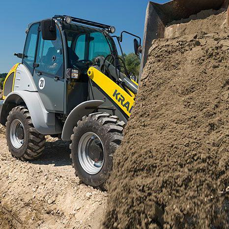 Radlader Lader Stapler Schaufellader ungeteilter Rahmen Allradantrieb Allrad Kramer Kramer 5085 Action