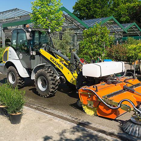 Radlader Lader Stapler Schaufellader ungeteilter Rahmen Allradantrieb Allrad Kramer Kramer 5085 Action