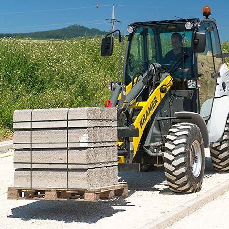 Radlader Lader Stapler Schaufellader ungeteilter Rahmen Allradantrieb Allrad Kramer Kramer 5085 Action
