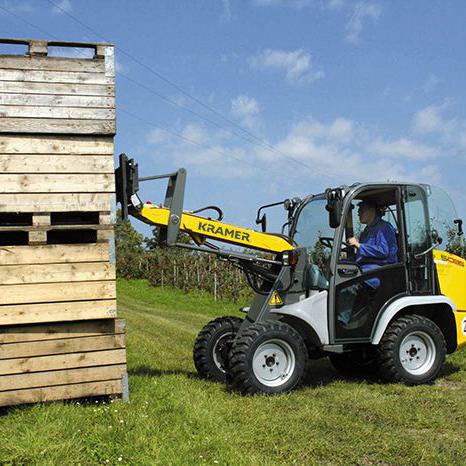 Radlader Minilader Lader Kompaktlader Stapler Schaufellader ungeteilter Rahmen Allradantrieb Allrad Kramer 5035 Action