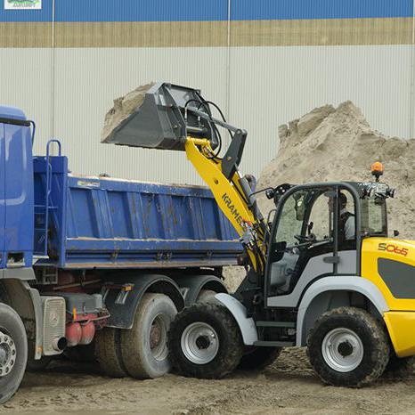 Radlader Lader Stapler Schaufellader ungeteilter Rahmen Allradantrieb Allrad Kramer Kramer 5065 Action