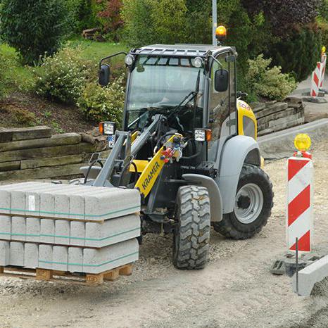 Radlader Lader Stapler Schaufellader ungeteilter Rahmen Allradantrieb Allrad Kramer Kramer 5065 Action