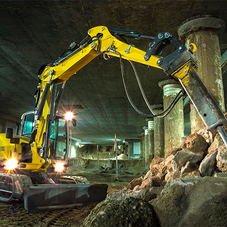 Kettenbagger Raupenbagger Raupe Bagger Kompaktbagger Wacker Neuson ET90 Action