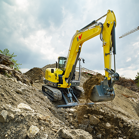 Kettenbagger Raupenbagger Raupe Bagger Kompaktbagger Wacker Neuson ET90 Action