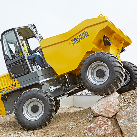 Raddumper Dumper Wacker Neuson DW100 Action