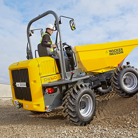 Raddumper Dumper Wacker Neuson DW60 Action