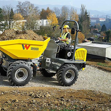 Raddumper Dumper Wacker Neuson DW50 Action
