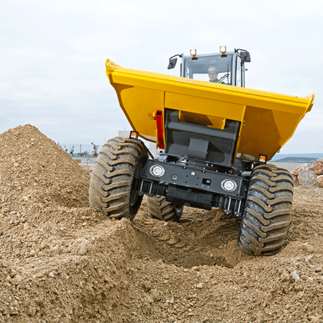 Raddumper Dumper Wacker Neuson DW90 Action